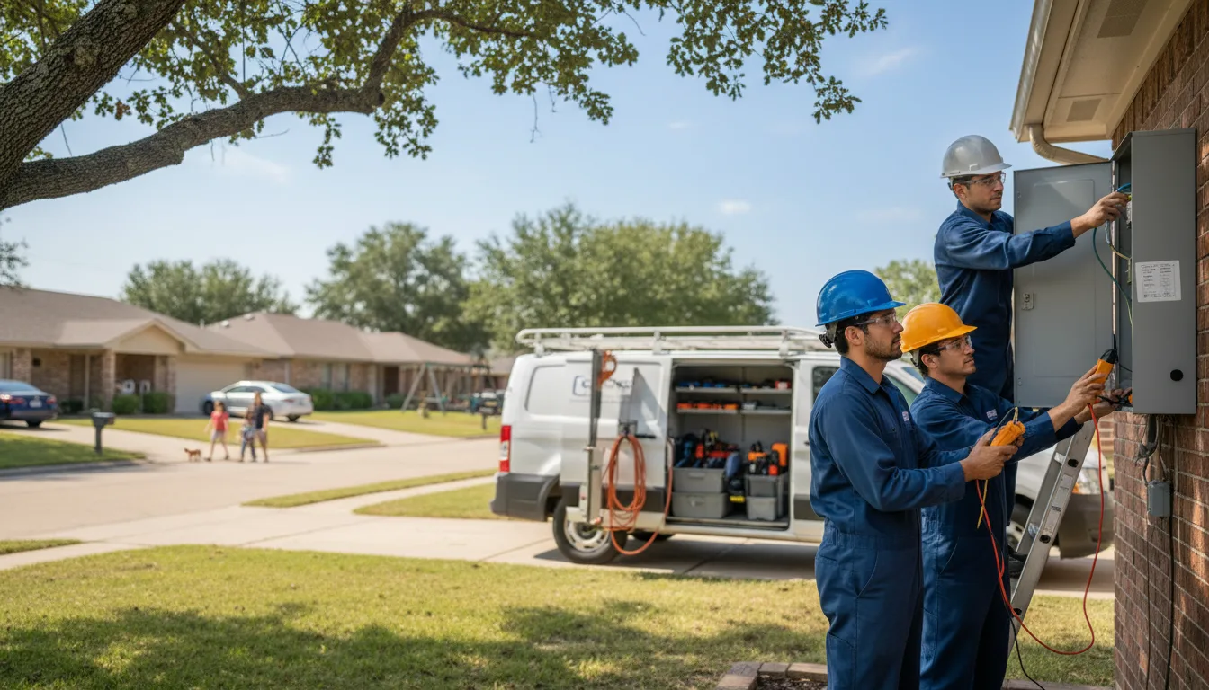 Certified electrician providing emergency electrical services in Brutus, MI